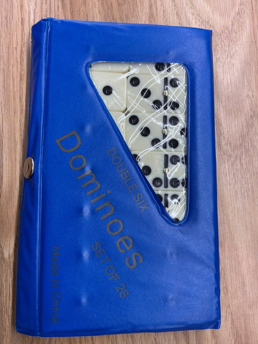 Double Six Dominoes Set of 28 Tiles w/ Case Travel Domino Game (Multiple Colors)